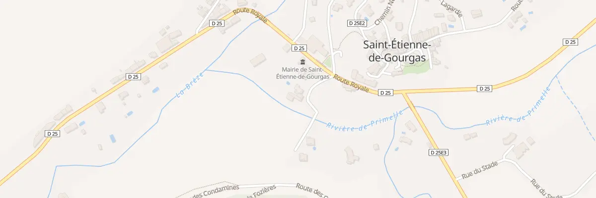 Plan du 6 Rue de la Primelle à Saint-Étienne-de-Gourgas