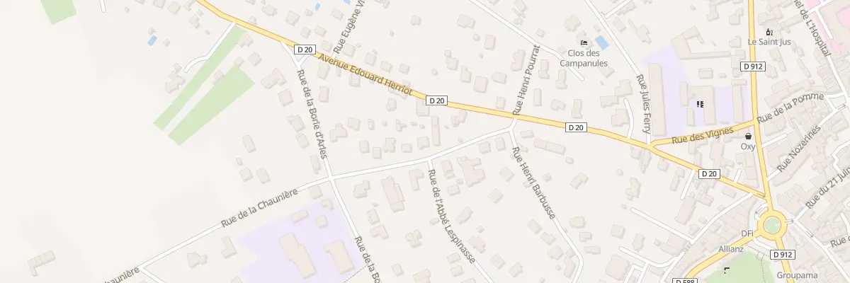 Plan du 6 Rue de la Chauniere à Brioude
