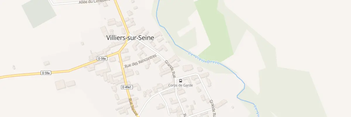 Plan du 9 Gr Grande Rue à Villiers-sur-Seine