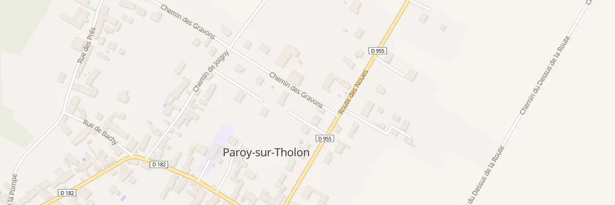 Plan du 1 Che des Gravons à Paroy-sur-Tholon