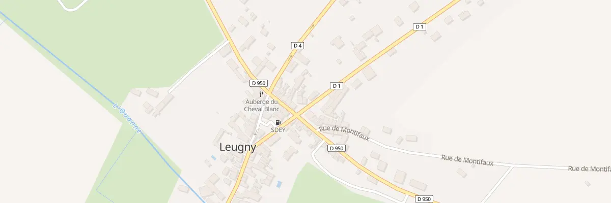 Plan du 5 Rue d’Auxerre à Leugny