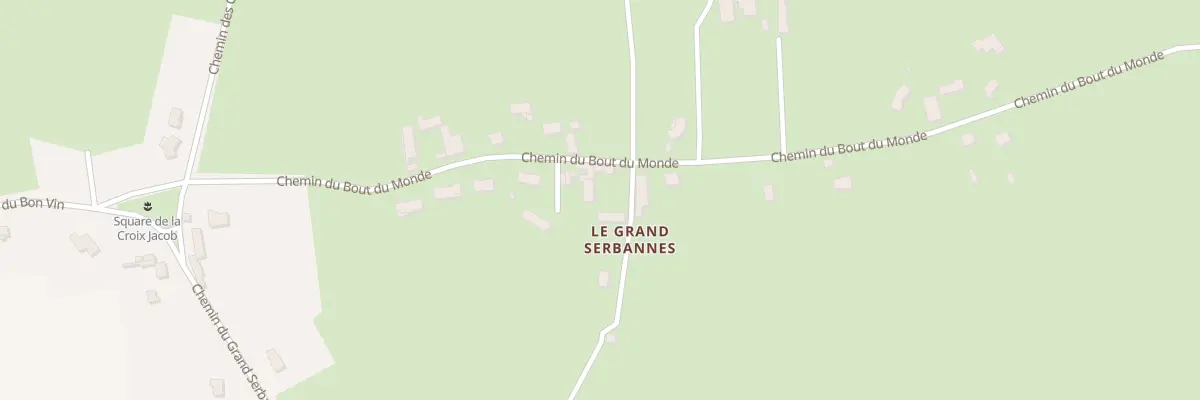 Plan du 2 Che du Lavoir à Serbannes