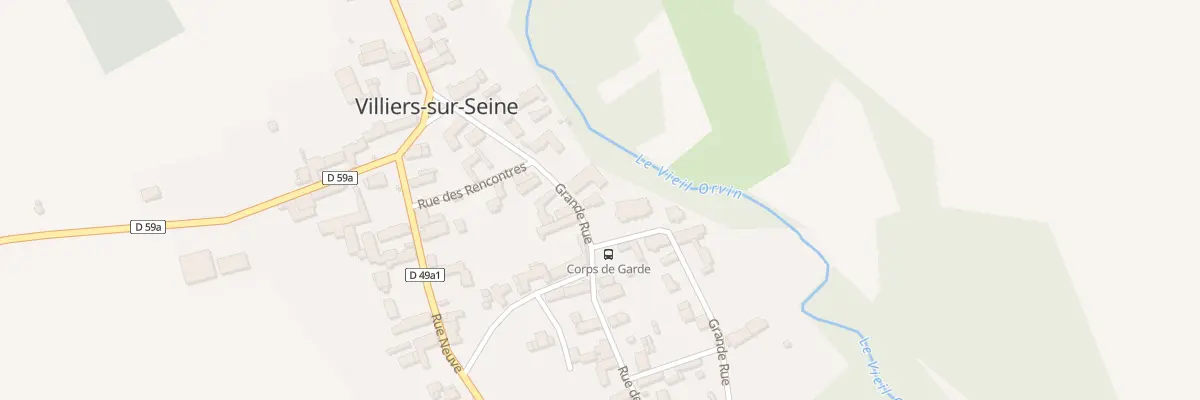 Plan du 11 Gr Grande Rue à Villiers-sur-Seine