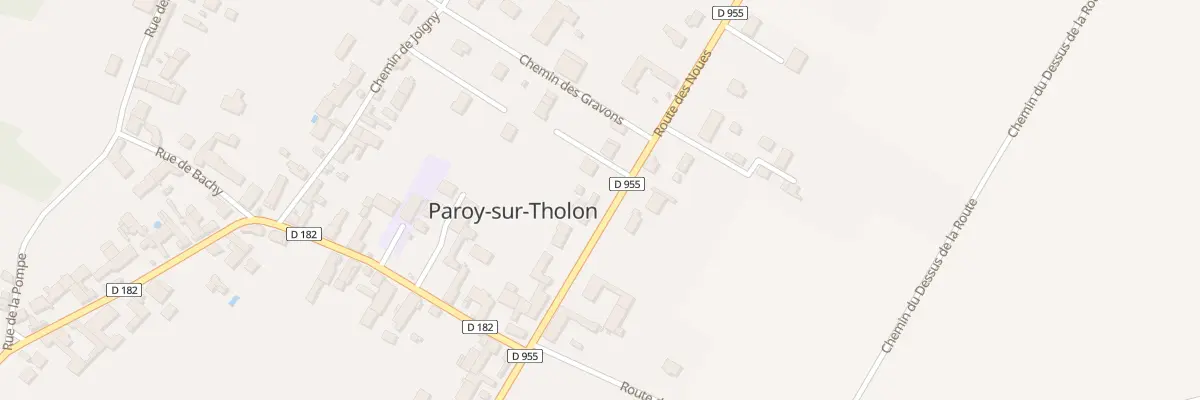 Plan du 11 Rte des Noues à Paroy-sur-Tholon