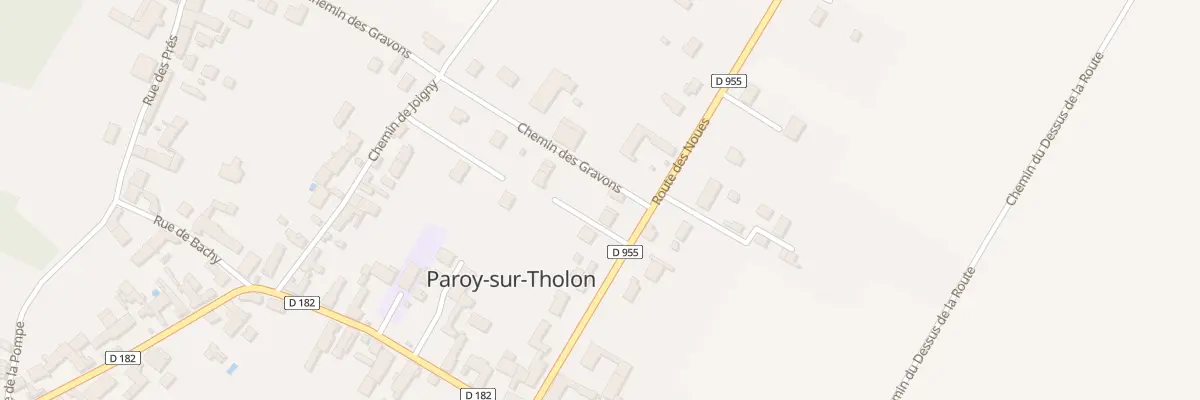 Plan du 17 Rte des Noues à Paroy-sur-Tholon