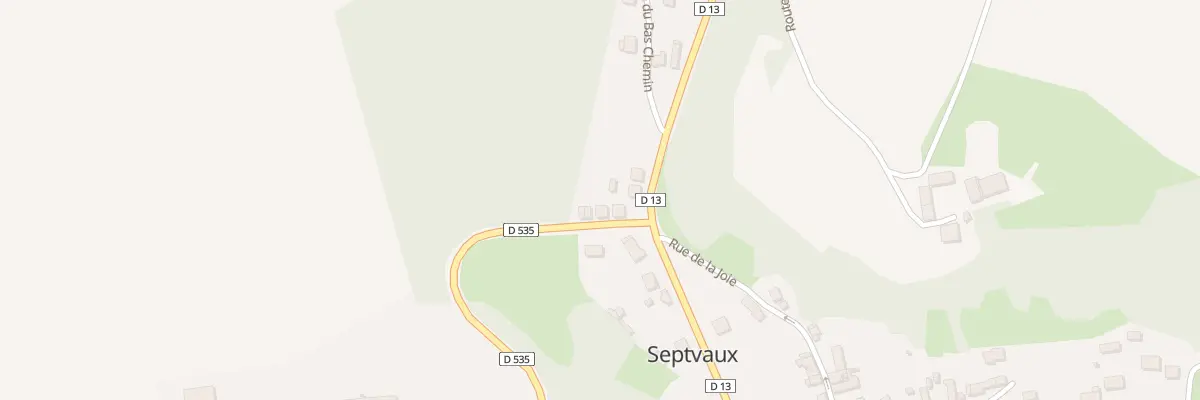 Plan du 4 Rte de Montplaisir à Septvaux