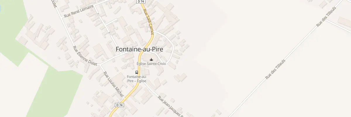 Plan du 8 Rue de l’Eglise à Fontaine-au-Pire