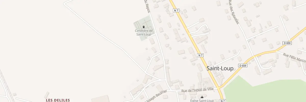 Plan du 4 Rue du Repos à Saint-Loup