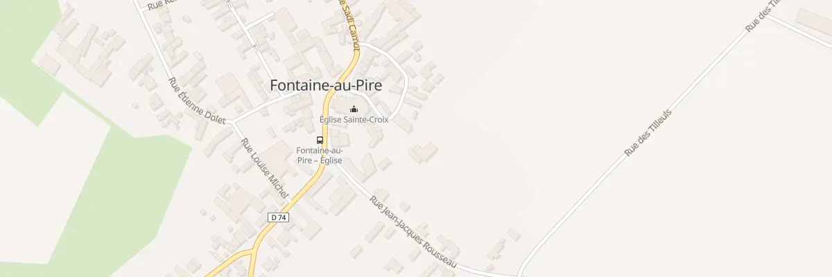 Plan du 6 Rue de l’Eglise à Fontaine-au-Pire