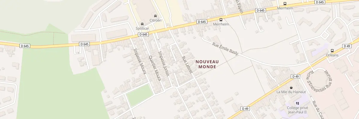 Plan du 28 Rue Lebret à Denain