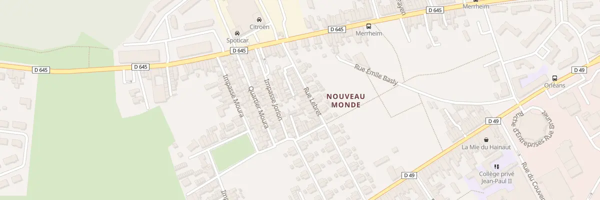 Plan du 32B Rue Lebret à Denain
