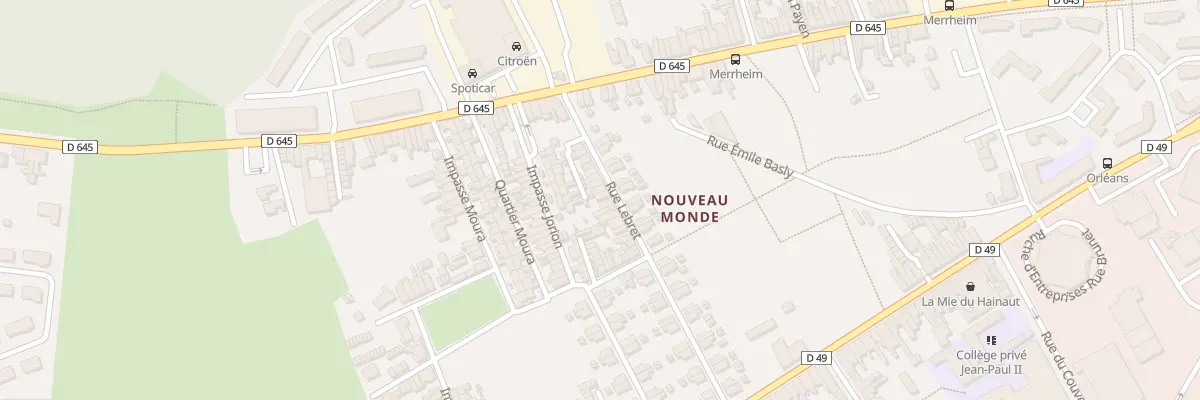 Plan du 30 Rue Lebret à Denain