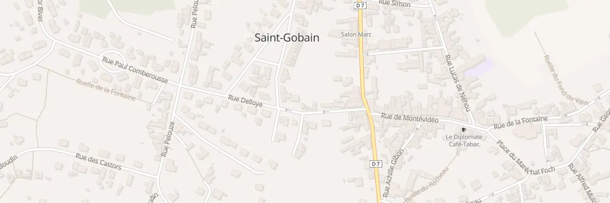 Plan du 4B Rue Delloye à Saint-Gobain