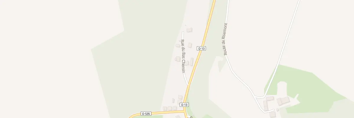 Plan du 3 Rue du Bas Chemin à Septvaux