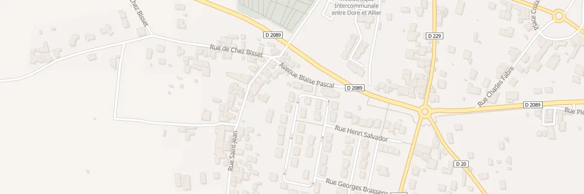 Plan du 22 Rue Barbara à Lezoux