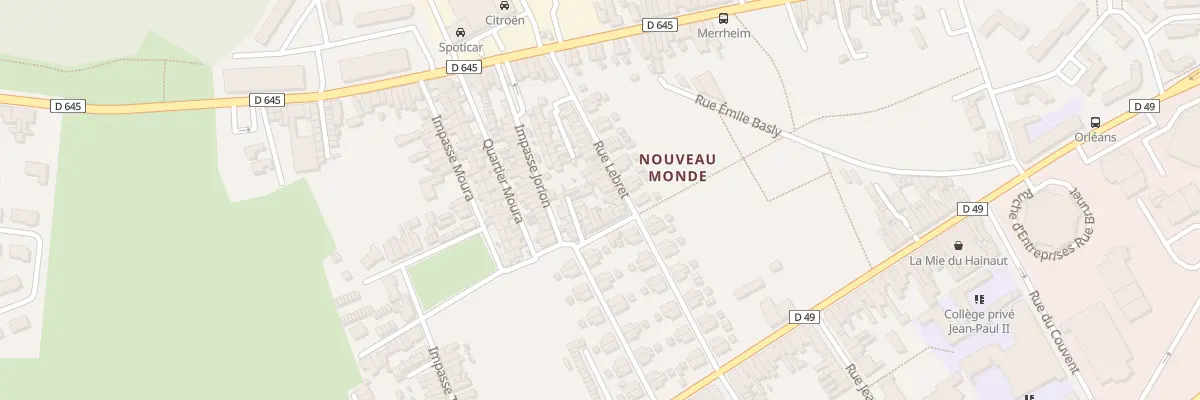 Plan du 44 Rue Lebret à Denain