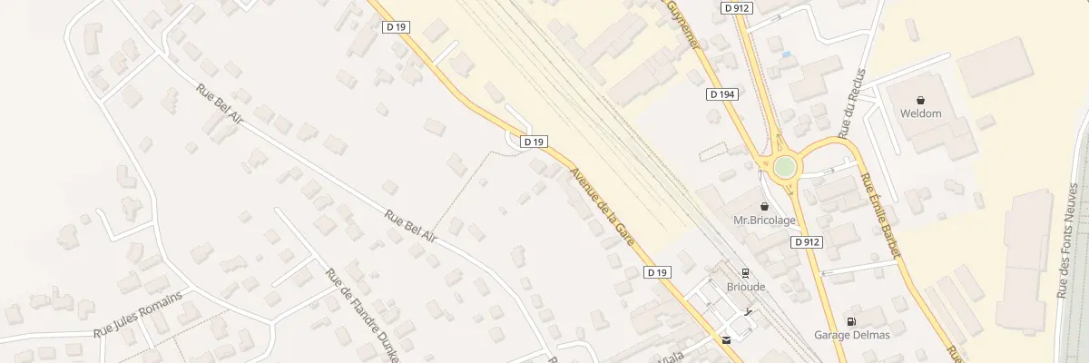 Plan du 59 Av de la Gare à Brioude