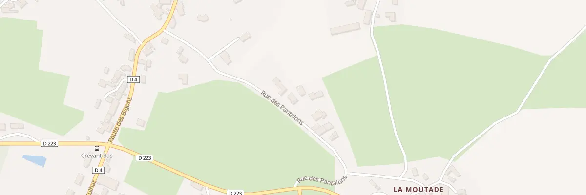 Plan du 15 Rue des Pantalons à Crevant-Laveine