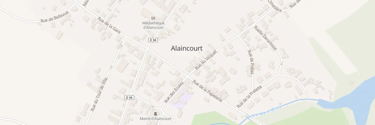 Plan du 27 Rue du Vicquet à Alaincourt