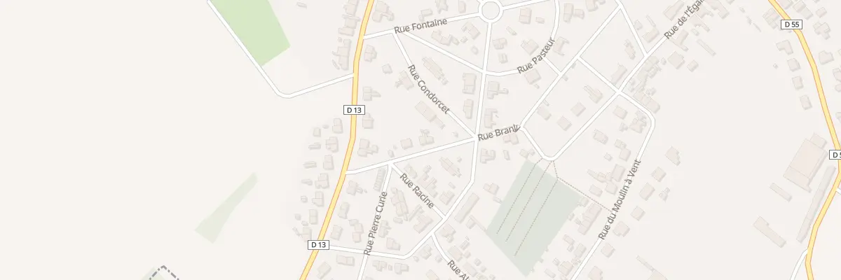 Plan du 1 Rue Branly à Charmes