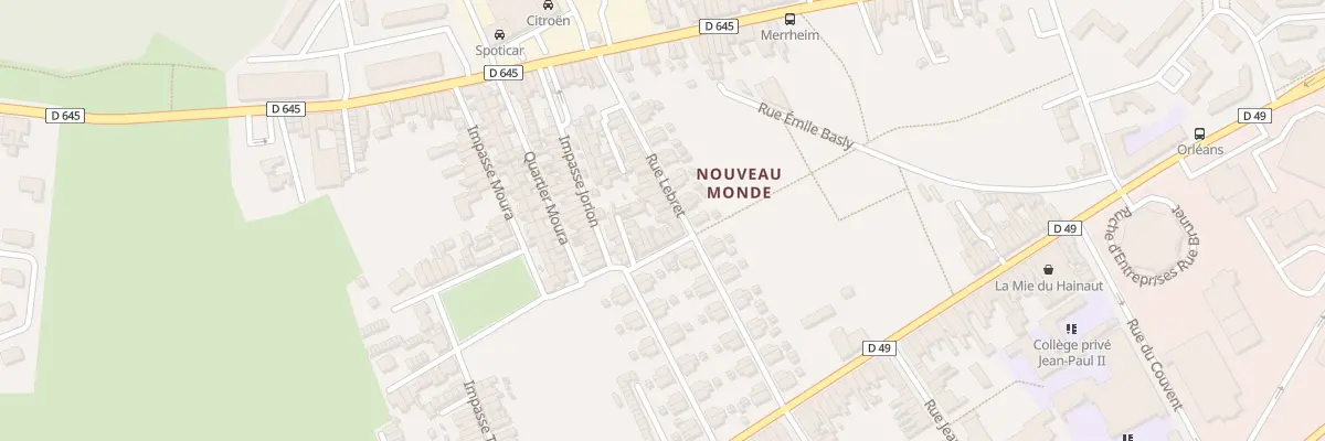 Plan du 46 Rue Lebret à Denain