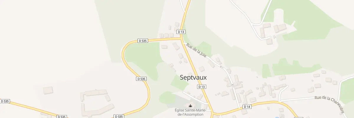 Plan du 11 Rte de St Gobain à Septvaux