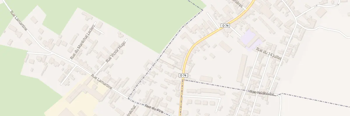 Plan du 213 Rue Marcelin Berthelot à Beauvois-en-Cambrésis