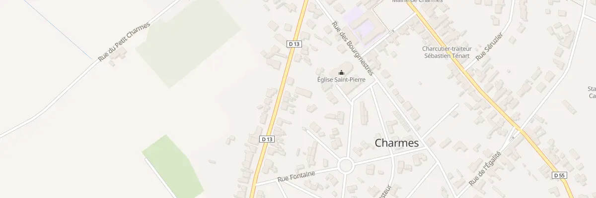 Plan du 83 Rue Paul Doumer à Charmes