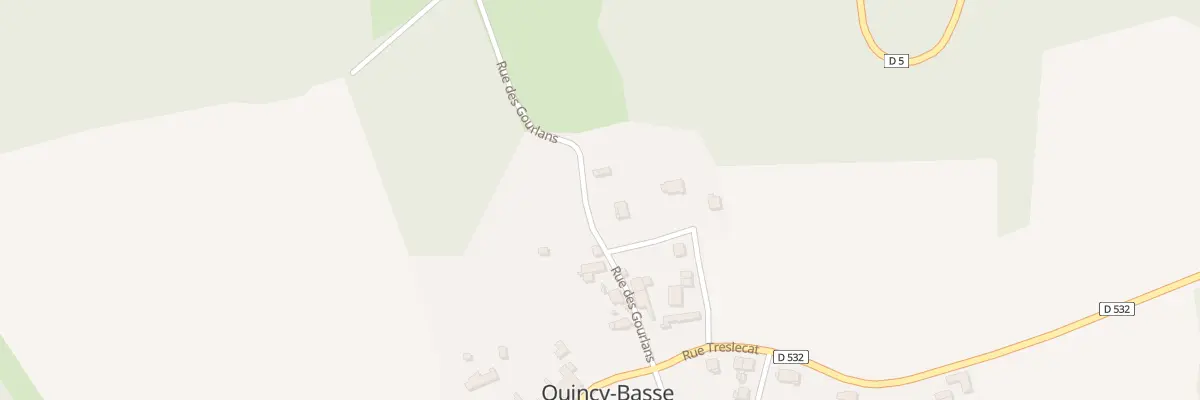 Plan du 9001 Rue des Gourlans à Quincy-Basse