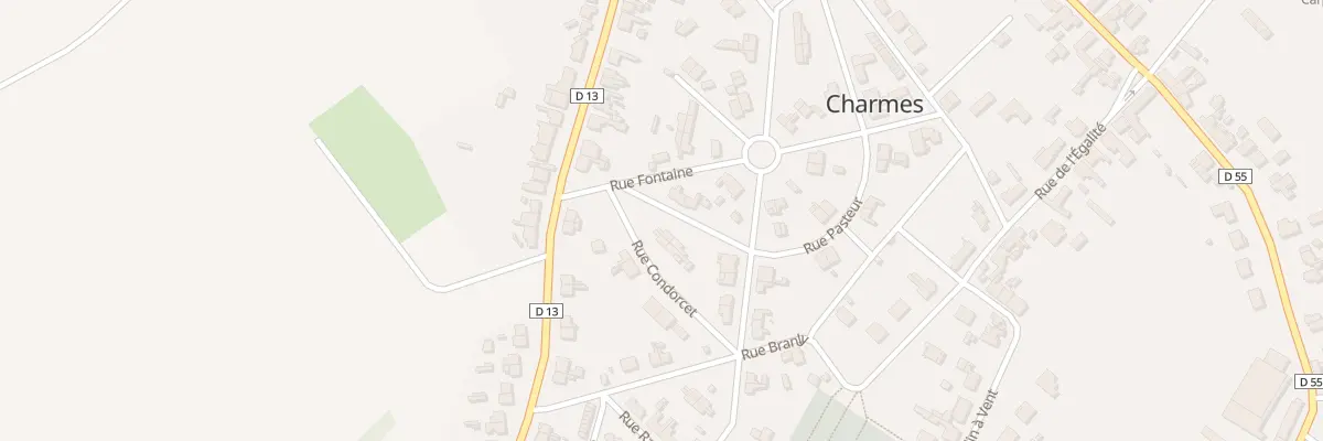 Plan du 25 Rue Pasteur à Charmes