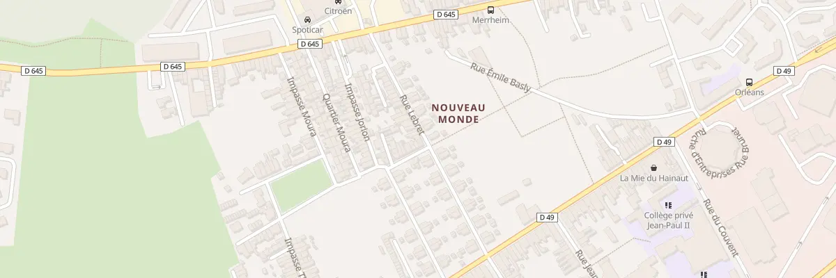 Plan du 48 Rue Lebret à Denain