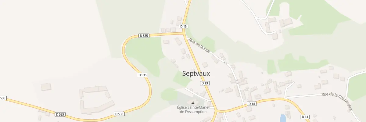 Plan du 9 Rte de St Gobain à Septvaux