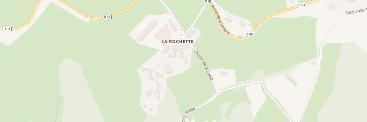 Plan du 5130A La Rochette à Isserteaux