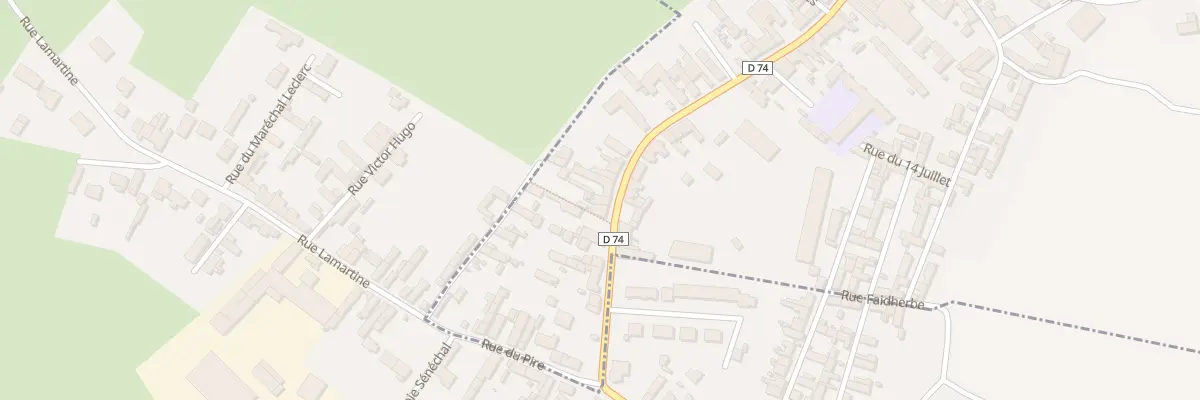 Plan du 215 Rue Marcelin Berthelot à Beauvois-en-Cambrésis
