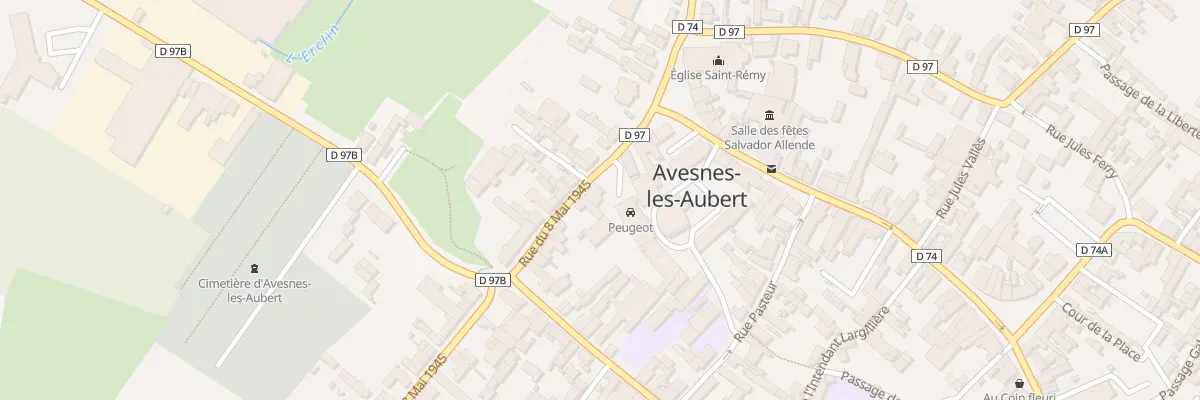 Plan du 12 Rue du 8 Mai 1945 à Avesnes-les-Aubert
