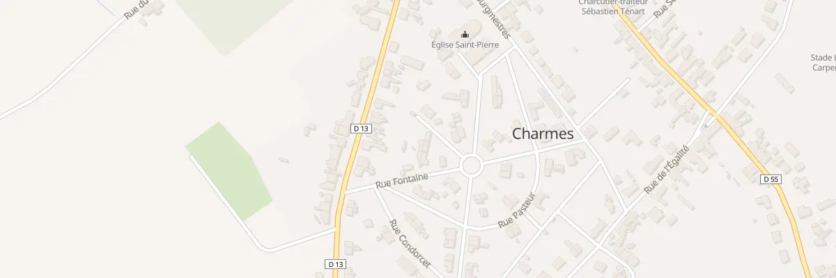Plan du 18 Rue Victor Hugo à Charmes