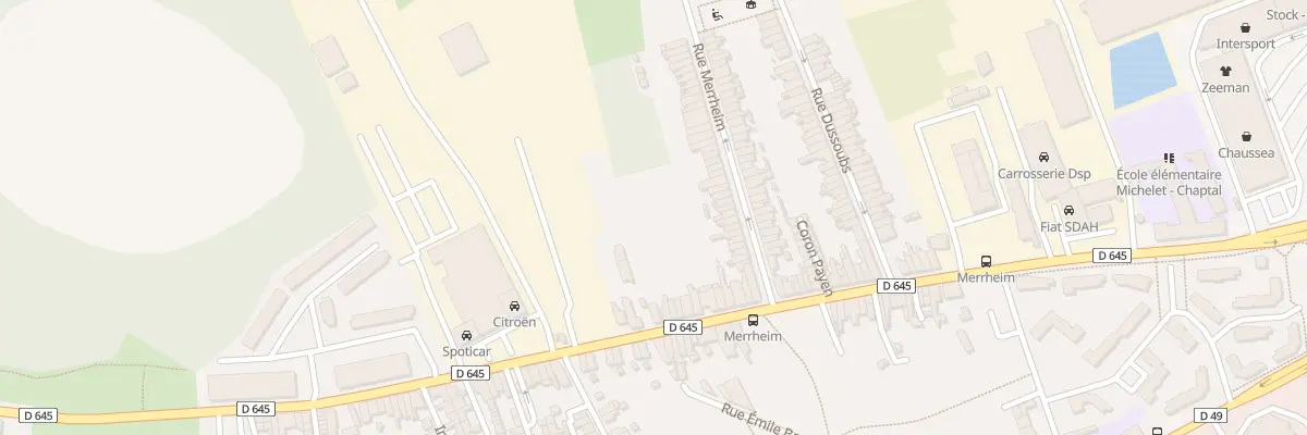 Plan du 87 Rue Pierre Bériot à Denain