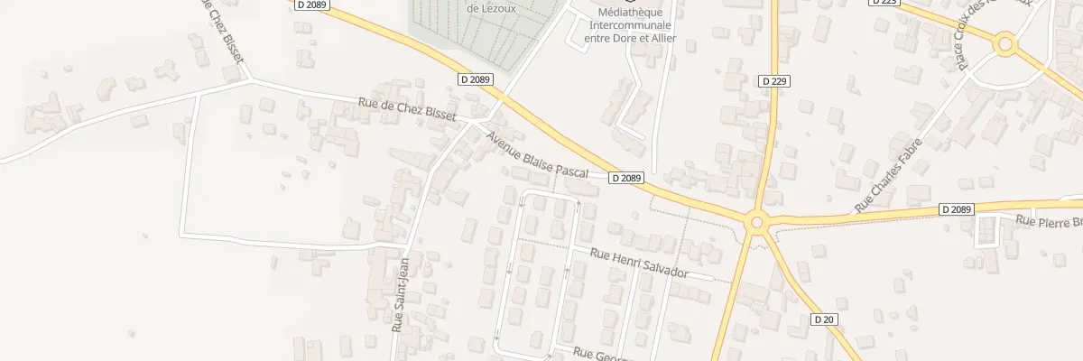 Plan du 18 Rue Barbara à Lezoux