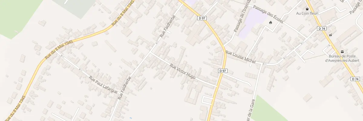 Plan du 29 Rue Victor Hugo à Avesnes-les-Aubert