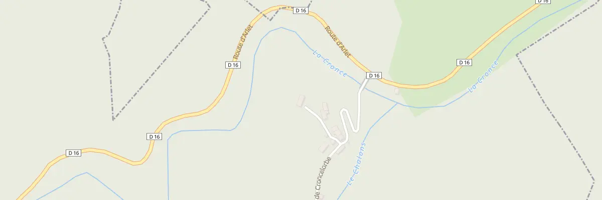 Plan du 5083 Croncelorbe à Cronce