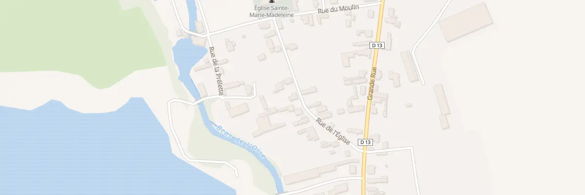 Plan du 11 Rue de l’Eglise à Brissay-Choigny