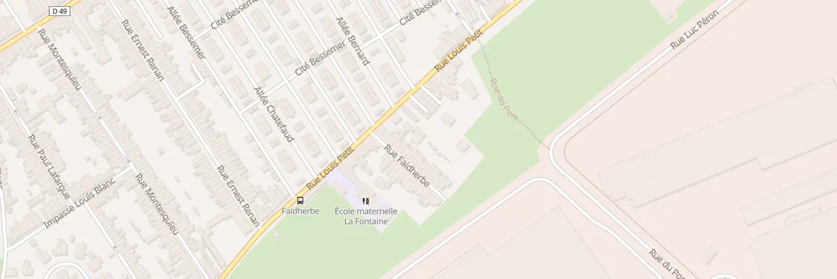 Plan du 156B Rue Louis Petit à Denain
