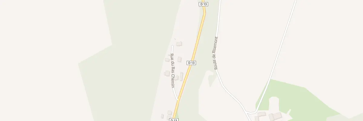 Plan du 4 Rue du Bas Chemin à Septvaux