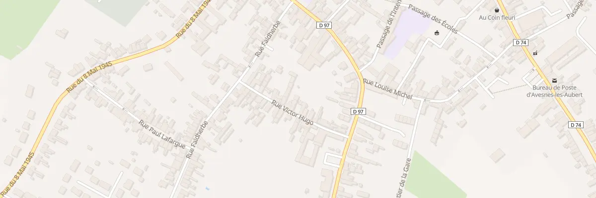 Plan du 19 Rue Victor Hugo à Avesnes-les-Aubert