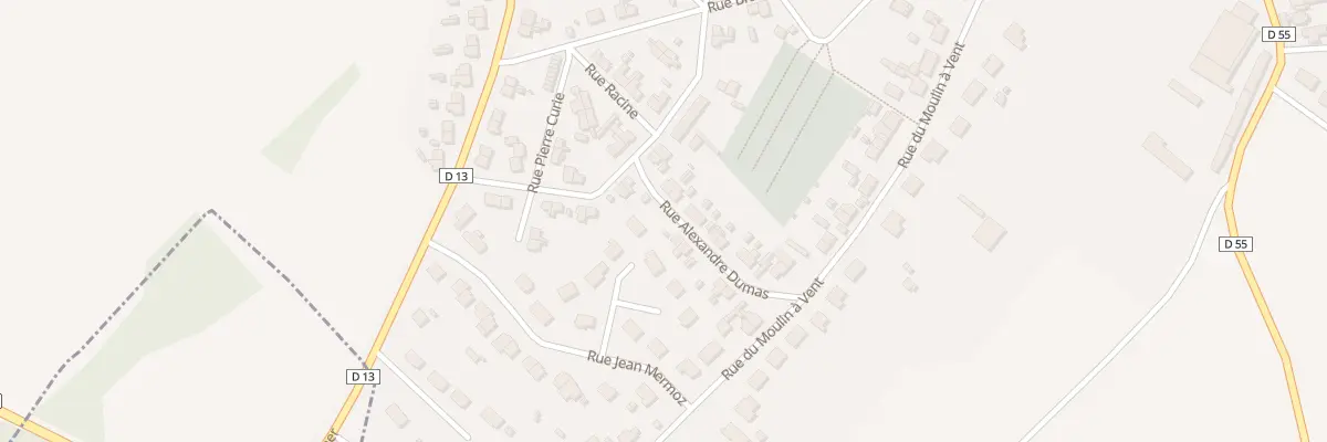 Plan du 6 Rue Alexandre Dumas à Charmes