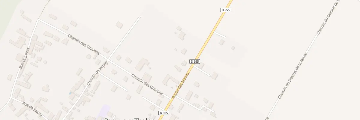 Plan du 27 Rte des Noues à Paroy-sur-Tholon