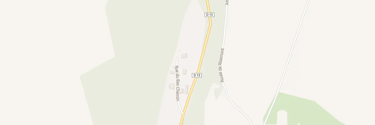 Plan du 6 Rue du Bas Chemin à Septvaux