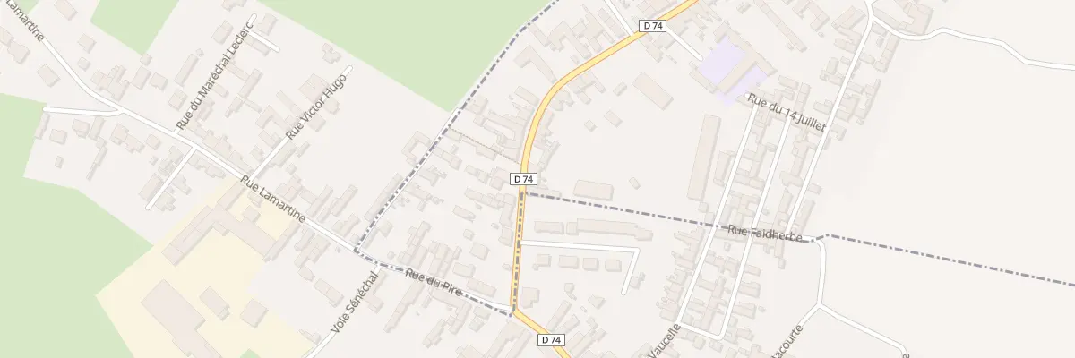 Plan du 190 Rue Marcelin Berthelot à Beauvois-en-Cambrésis