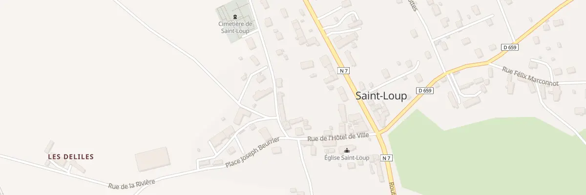 Plan du 34 Rue du Repos à Saint-Loup