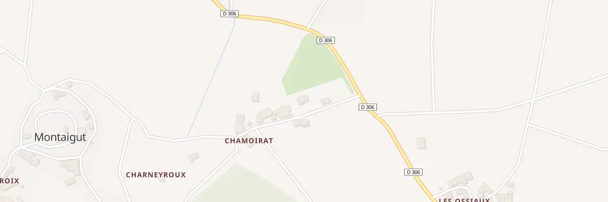 Plan du 92 Le Chamoirat à Glaine-Montaigut